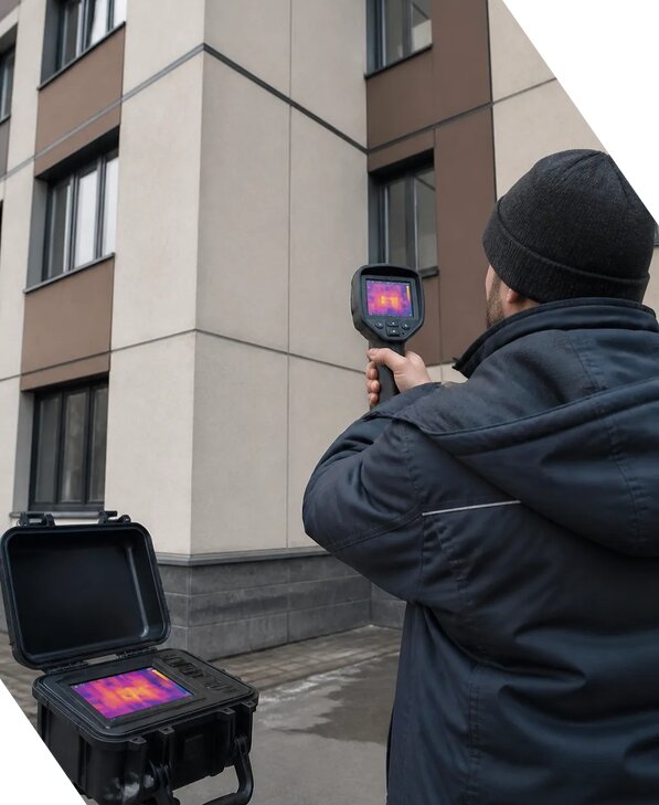 Тепловизионное обследование зданий и сооружений в Домодедове